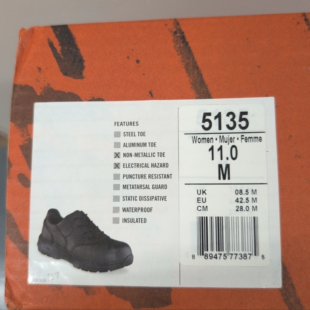 Worx By Red Wings Black Leather Women's Shoes Size 11 - Picture 3 of 3